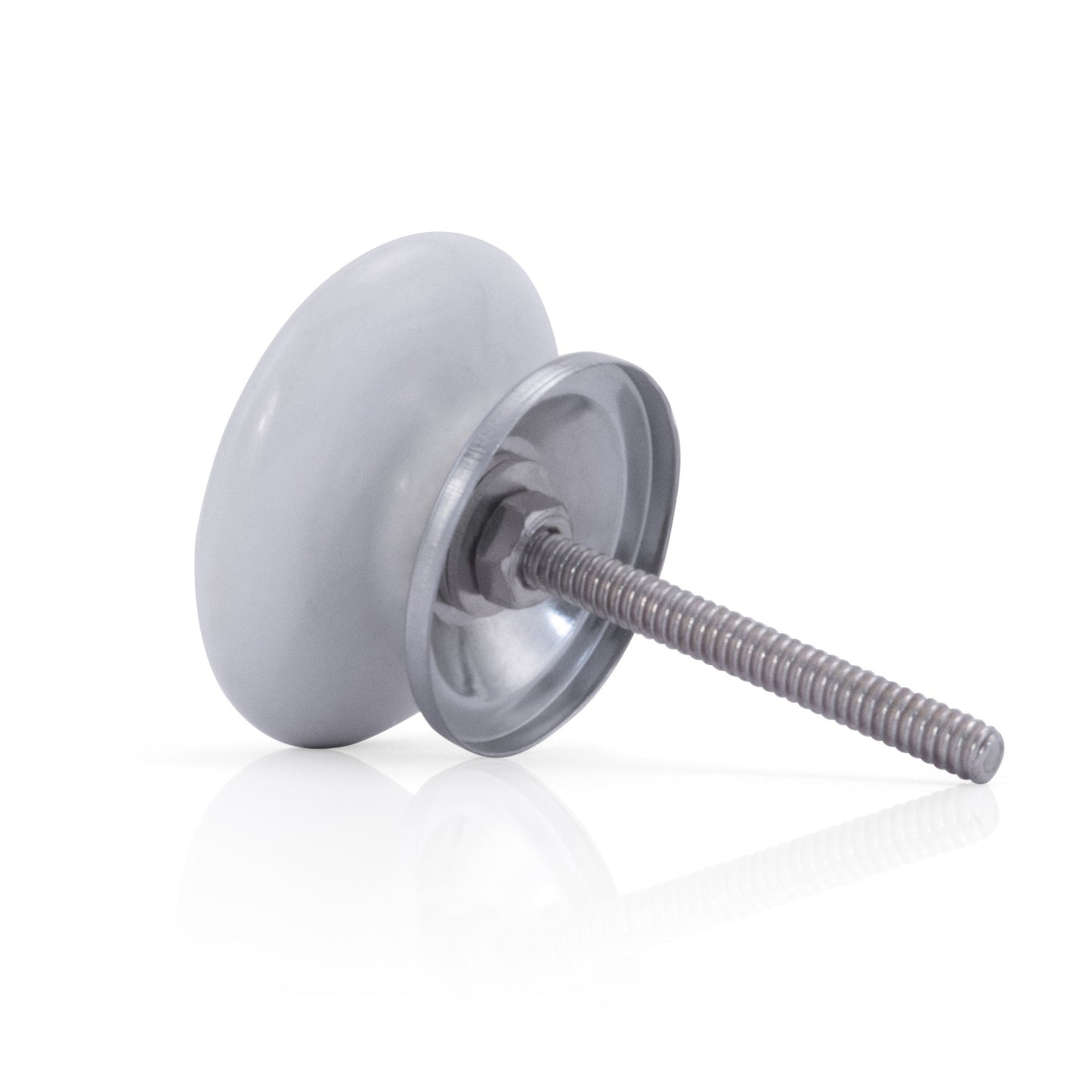 Mascot Hardware Rosette 1-3/5 in. Flat Drawer Cabinet Knob