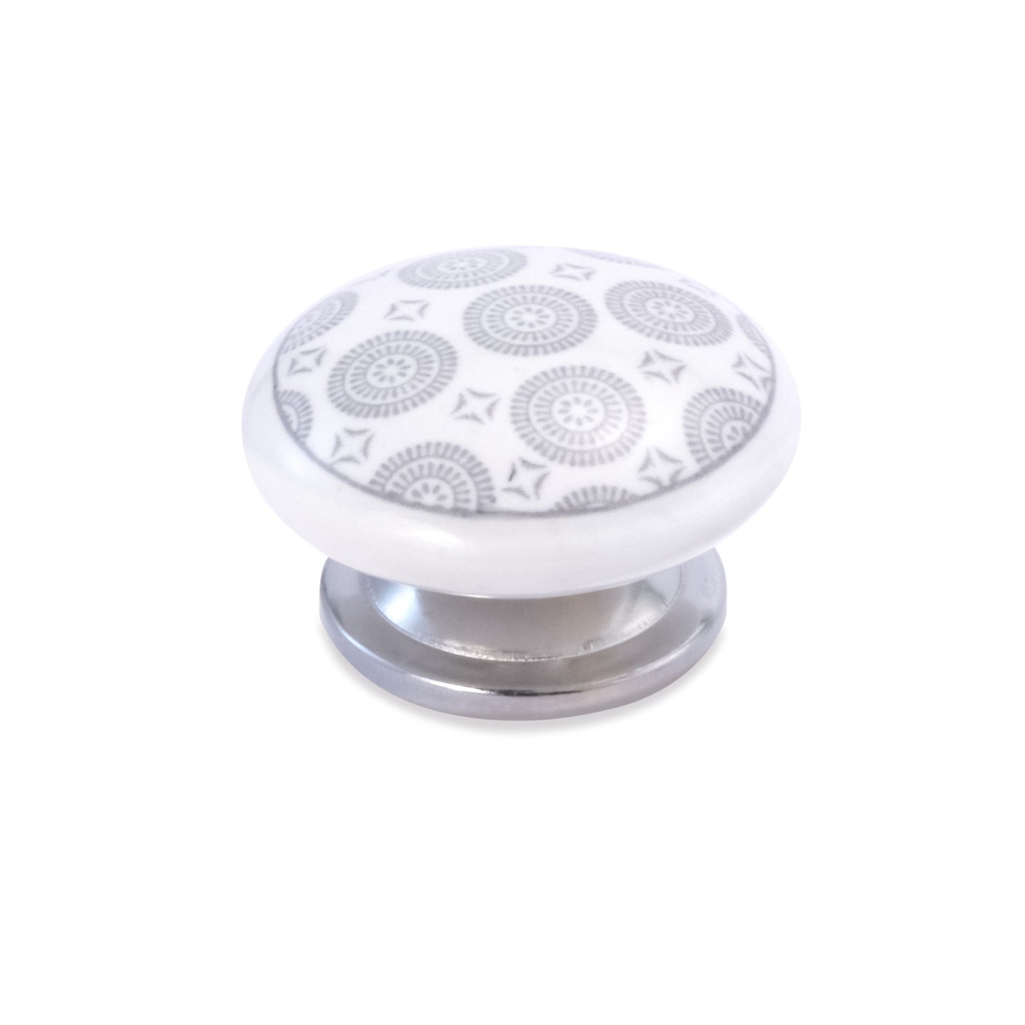 Mascot Hardware Rosette 1-3/5 in. Flat Drawer Cabinet Knob
