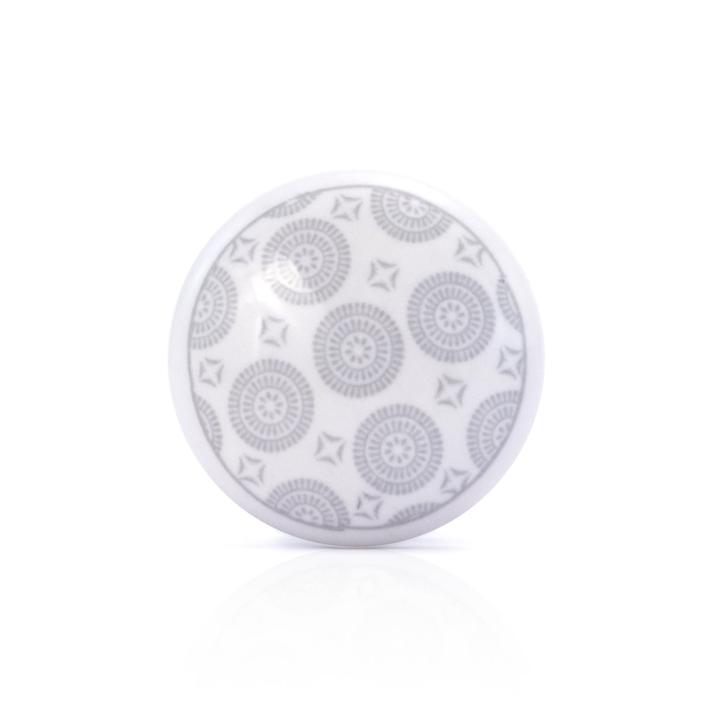 Mascot Hardware Rosette 1-3/5 in. Flat Drawer Cabinet Knob