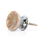 Mascot Hardware Square Grid 1-4/7 in. Orange Cupped Drawer Cabinet Knob