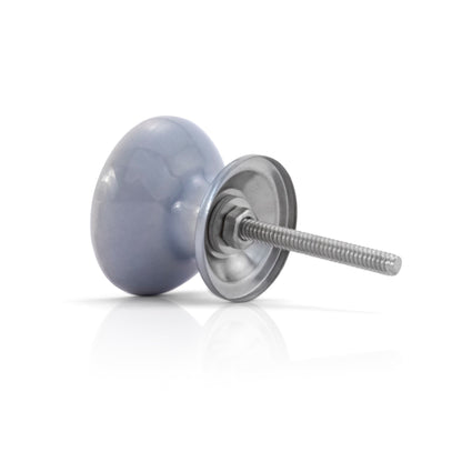 Mascot Hardware New Haven 1-4/7 in. Black Cupped Drawer Cabinet Knob