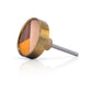 Mascot Hardware Athena 1-3/5 in. Wood Round Drawer Cabinet Knob