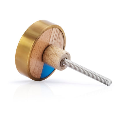 Mascot Hardware Athena 1-3/5 in. Wood Round Drawer Cabinet Knob