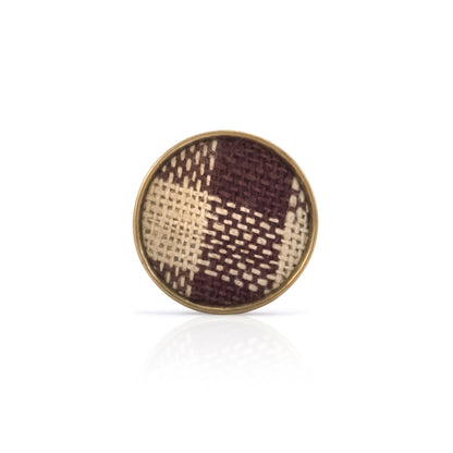 Mascot Hardware Basketweave 1-3/5 in. Checkered Drawer Cabinet Knob