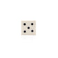 Mascot Hardware Casino 1-3/7 in. Numero 1, 2, 3, 4, 5, 6 Drawer Cabinet Knob