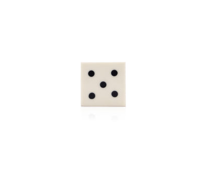 Mascot Hardware Casino 1-3/7 in. Numero 1, 2, 3, 4, 5, 6 Drawer Cabinet Knob