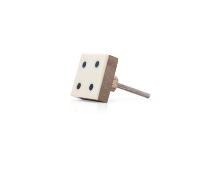 Mascot Hardware Casino 1-3/7 in. Numero 1, 2, 3, 4, 5, 6 Drawer Cabinet Knob