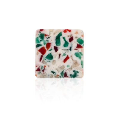 Mascot Hardware Springfield 1-1/2 in. Red & Green Chips Drawer Cabinet Knob