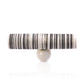 Mascot Hardware Hammer 2-2/5 in. (60mm) White & Black Drawer cabinet Knob