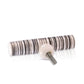 Mascot Hardware Hammer 2-2/5 in. (60mm) White & Black Drawer cabinet Knob