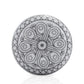 Mascot Hardware Antique Flower 1-1/2 in. Grey Cabinet Knob (Pack of 10)