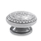 Mascot Hardware Antique Flower 1-1/2 in. Grey Cabinet Knob (Pack of 10)