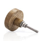 Mascot Hardware Thunder Crack 1-7/10 in. Wooden Round Knob (Pack of 10)