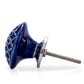 Diagonaled 1-37/50 in. Blue Cabinet Knob (Pack of 10)