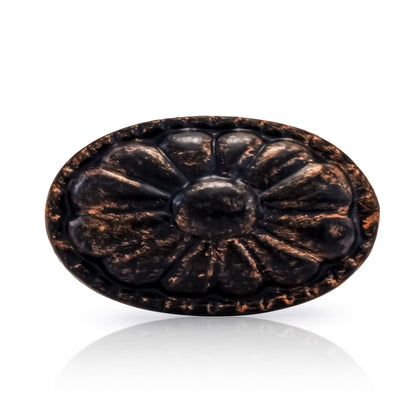 Mascot Hardware Floral Bead 2 in. Patina Drawer Cabinet Knob