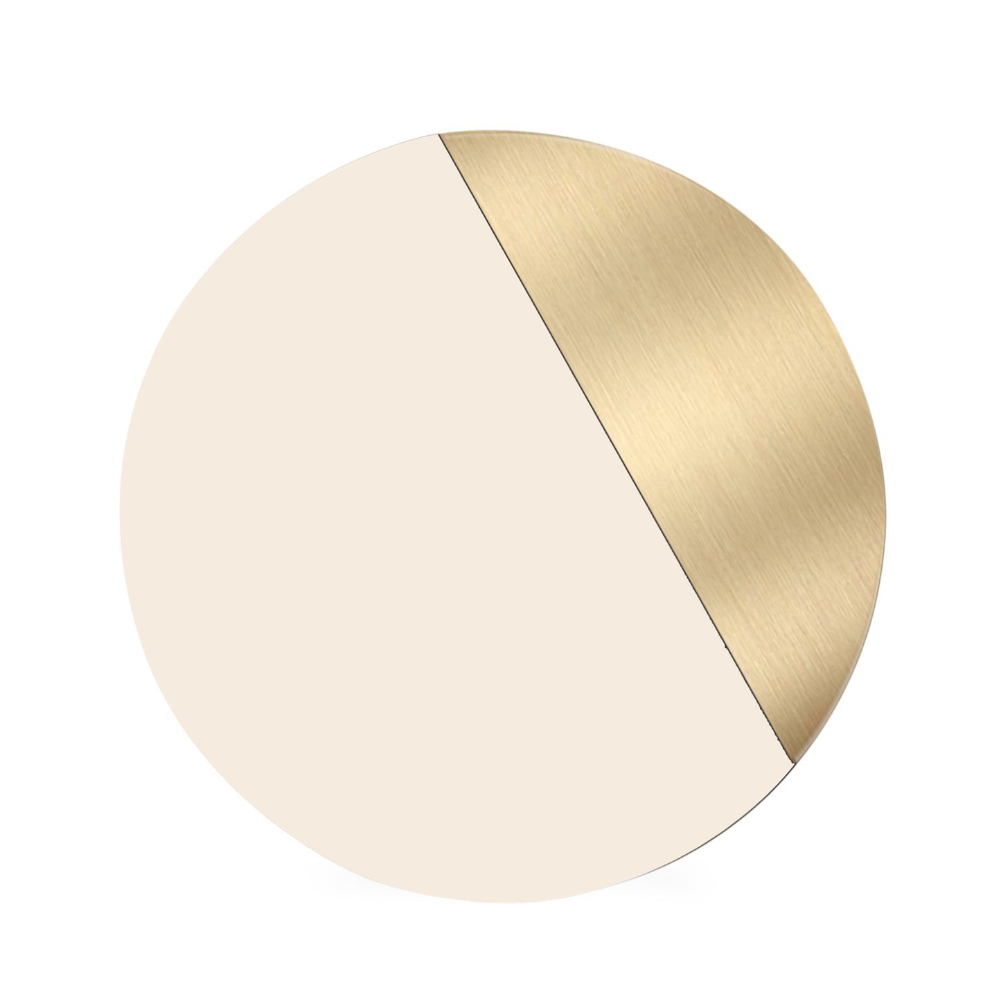 Mascot Hardware Allentown 1-4/7 in. White Round Cabinet Knob (Pack of 10)