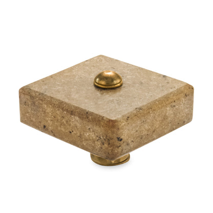 Mascot Hardware 1-1/2 in. Square Marble Drawer Cabinet Knob