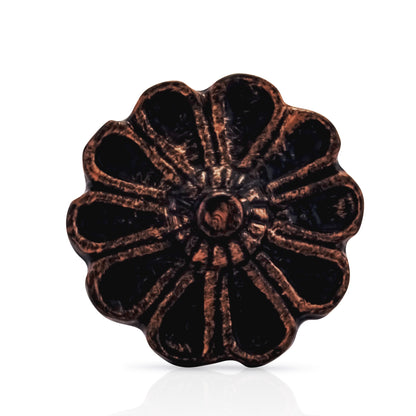 Mascot Hardware Cosmo Flower 1-5/6 in. Patina Drawer Cabinet Knob