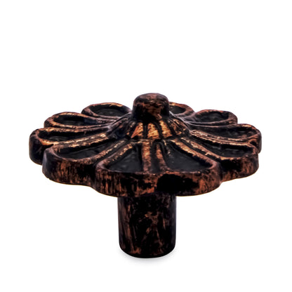 Mascot Hardware Cosmo Flower 1-5/6 in. Patina Drawer Cabinet Knob