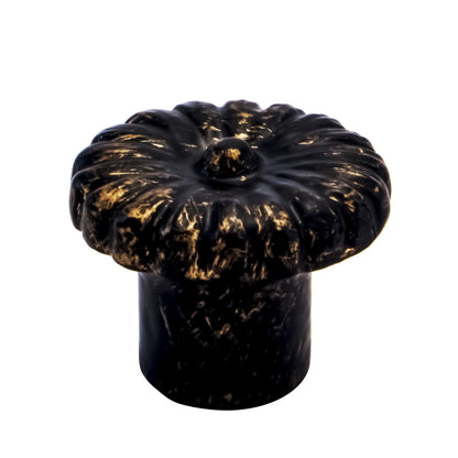 Mascot Hardware Beaded Floral 1-1/4" (30mm) Patina Drawer Cabinet Knob