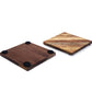 Mascot Hardware Checkered Diagonal  Wooden Coasters Set of 4