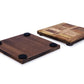 Mascot Hardware Checkered Diagonal  Wooden Coasters Set of 4