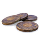 Mascot Hardware Ringed Wooden Coaster Set of 4