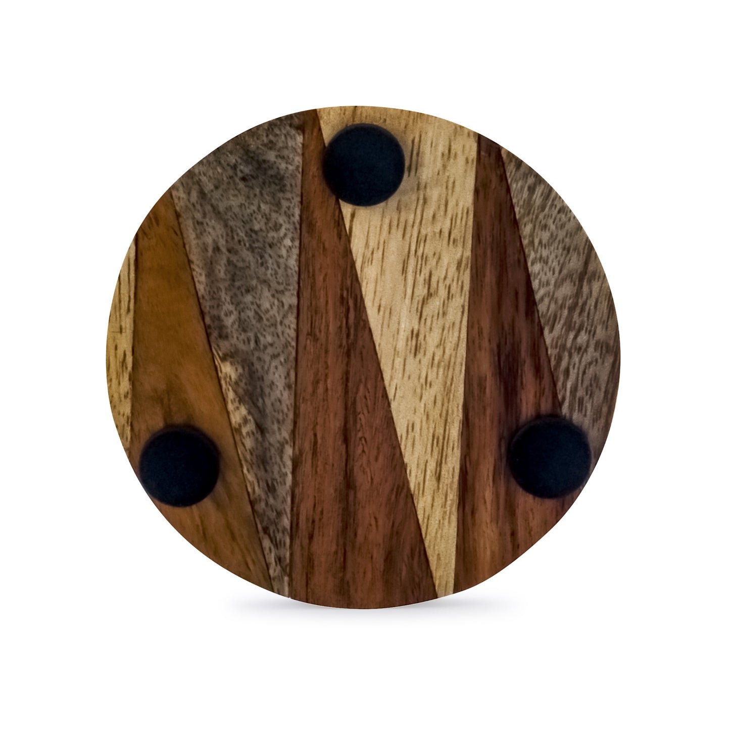 Mascot Hardware Knuckled 4 pieces Wood Coaster set
