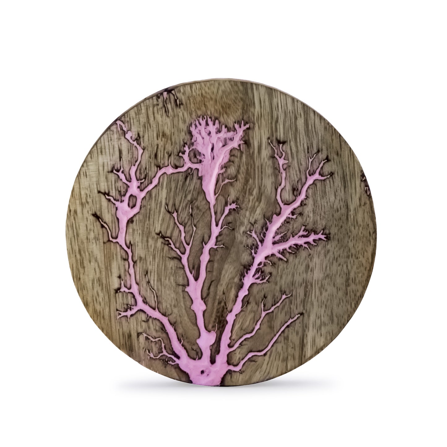 Mascot Hardware Thunder Crack Wooden Coaster (Set of 4)