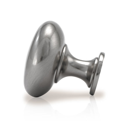 Round Metal 1 in. Cabinet Knob (10-Pack)