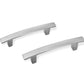 Contemporary Arch 3 in. (76mm) Satin Nickel Drawer Pull (10-Pack)