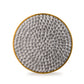 Mascot Hardware Beautiful Round Hammered Polished Coaster (Set of 4)