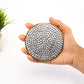 Mascot Hardware Beautiful Round Hammered Polished Coaster (Set of 4)