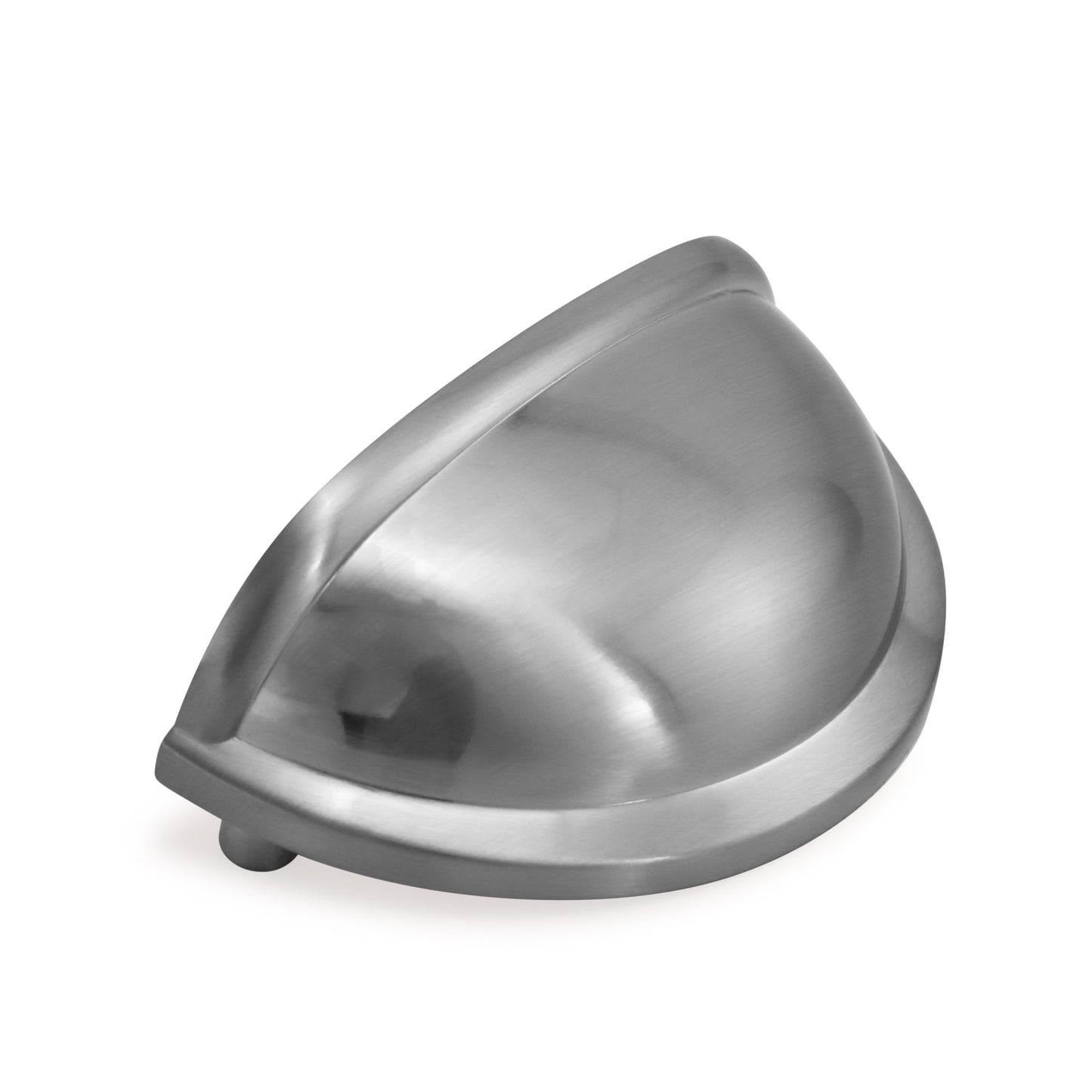 Shell 3 in. (76mm) Satin Nickel Cup Drawer Pull (8-Pack)