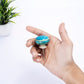 Mascot Hardware Ceramic Round 1-3/7 in. Blue Cabinet Knob (Pack of 10)