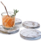 Mascot Hardware Wooden 4 pieces Round Coaster Set
