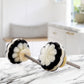 Mascot Hardware Melon Shaped 1-1/2 in. (38mm) Black & Cream Drawer Cabinet Knob