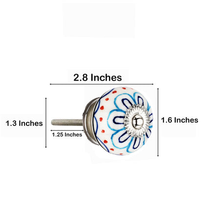 Mascot Hardware Enigma Flower 1-4/7 in. Round Cabinet Knob (Pack of 10)