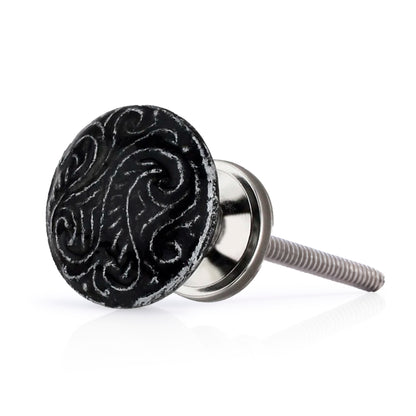 Mascot Hardware Designer Waves 1.30 in. Round Drawer Cabinet Knob