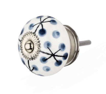 Mascot Hardware Dotted Tree 1-1/2 in. Grey Cabinet Knob (Pack of 10)