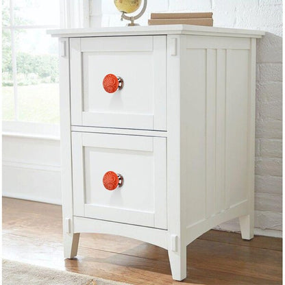 Mascot Hardware Intricate 1-1/2 in. Orange Mushroom Cabinet Knob (Pack of 10)