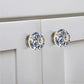 Mascot Hardware Petunia Washed 1-4/7 in. Blue Cabinet knob (Pack of 10)