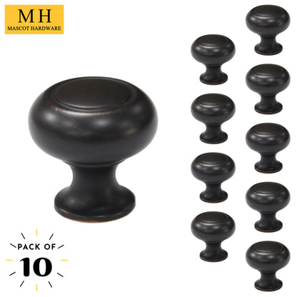 Infinity 1-1/6 in. Round Cabinet Knob (10-Pack)