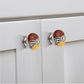 Mascot Hardware Long Beach Mushroom Knob Multicolor Drawer Cabinet knob