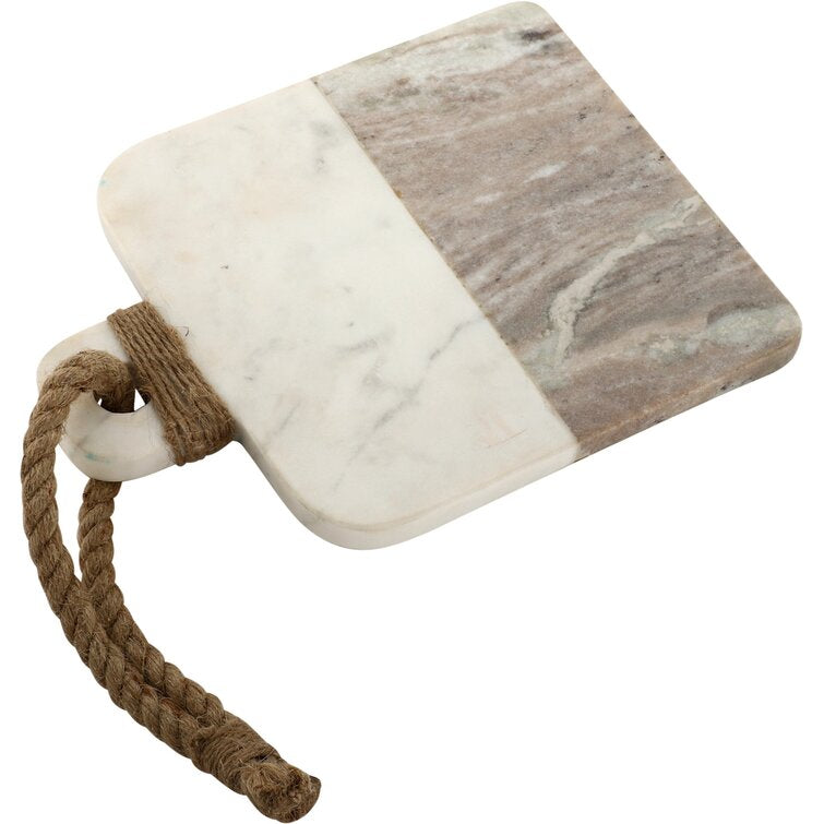 Mascot Hardware Chop-N-Slice 10.3 in. x 8 in. Square Marble Cutting Board