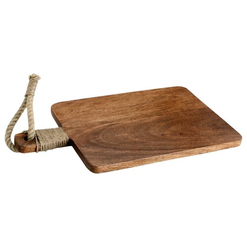 Mascot Hardware Everyday Wooden Cutting Board With Tied Rope