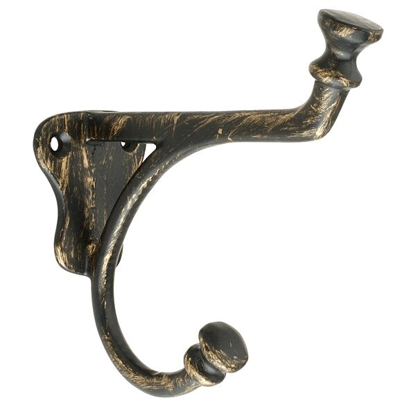 Mascot Hardware Bead Tripped Hat & Coat Hook