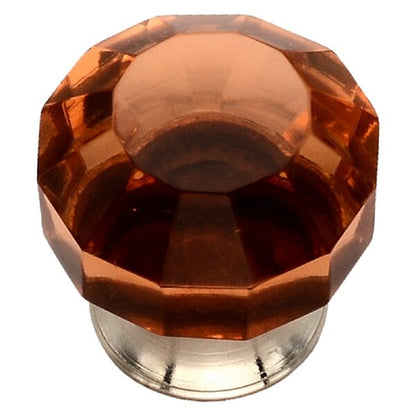 Blue 1-1/4 in. Crystal Cabinet Knob