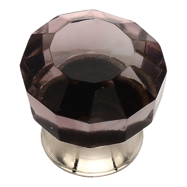 Merlot 1-1/4 in. Crystal Cabinet Knob