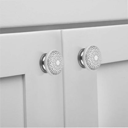 Tile Pattern 1-3/5 in. Cabinet Knob